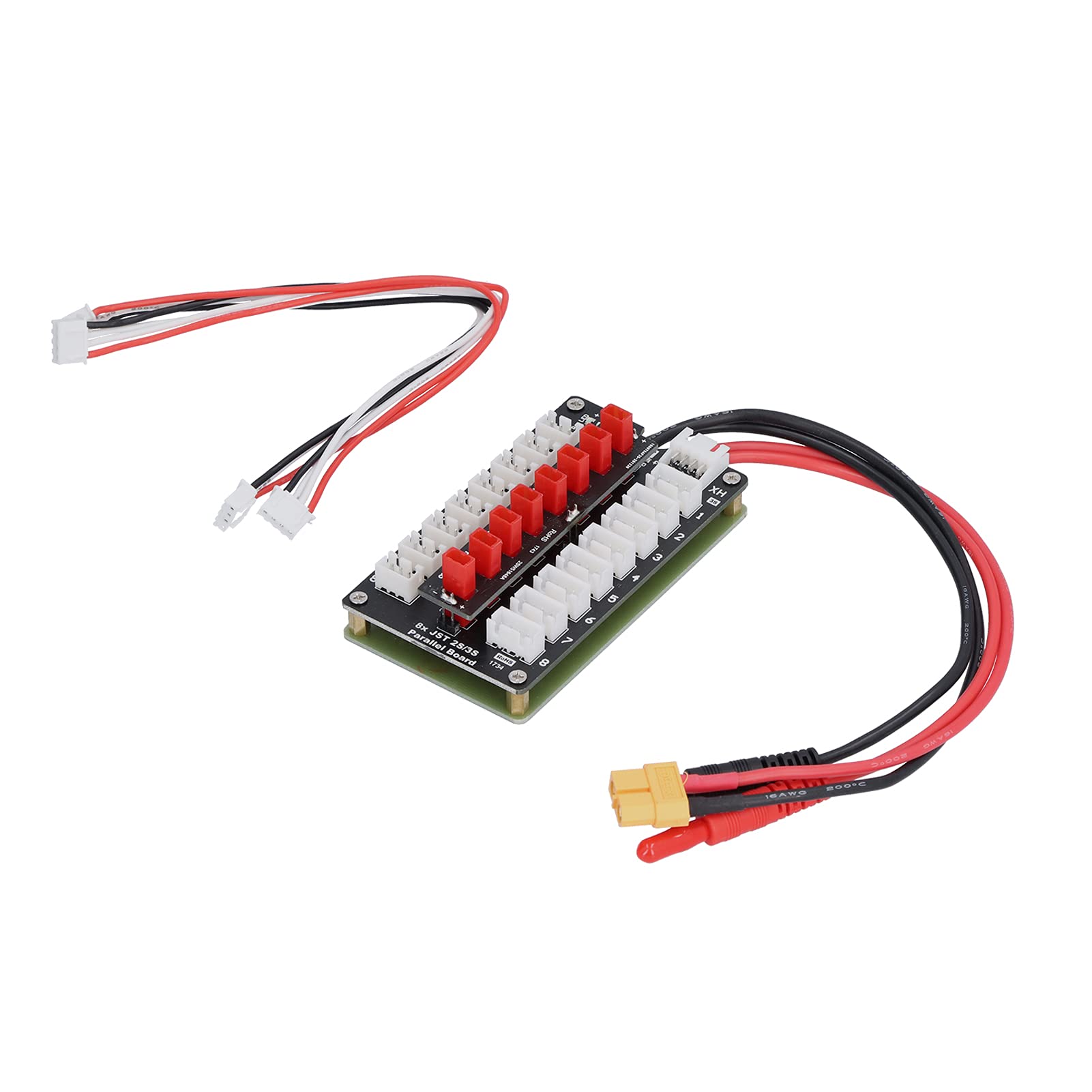 LiPo Battery Charging Board - JST Plug Lithium Battery Parallel Adapter with XH 2S/3S Balance Charging for IMAX B6/B6AC Charger | Perfect for RC Drones, Toys & DIY Electronics Projects