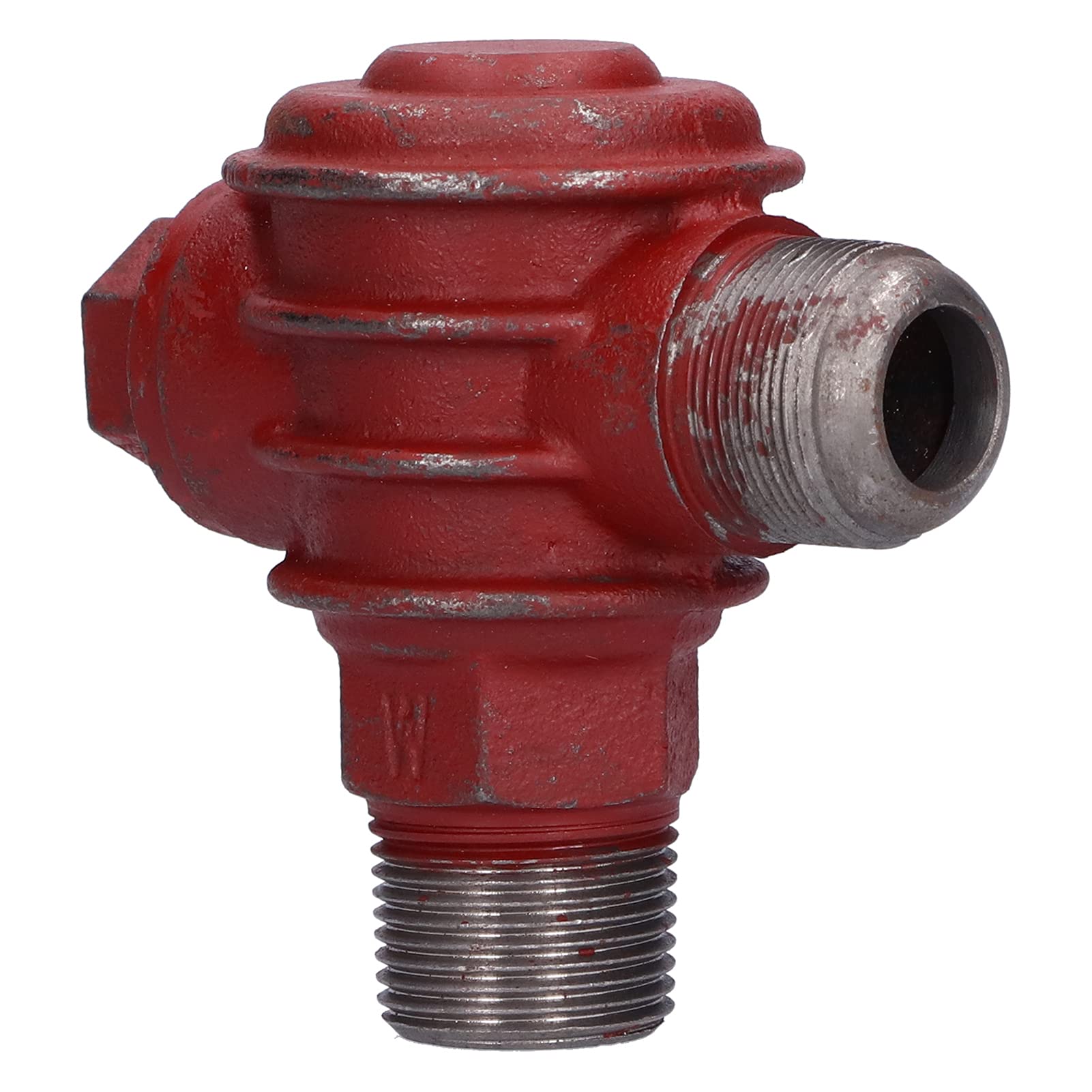 Cast Iron Ball Check Valve - Unidirectional Flow Control for Air Compressors | Durable Water & Air Pressure Regulator for Industrial & Home Use