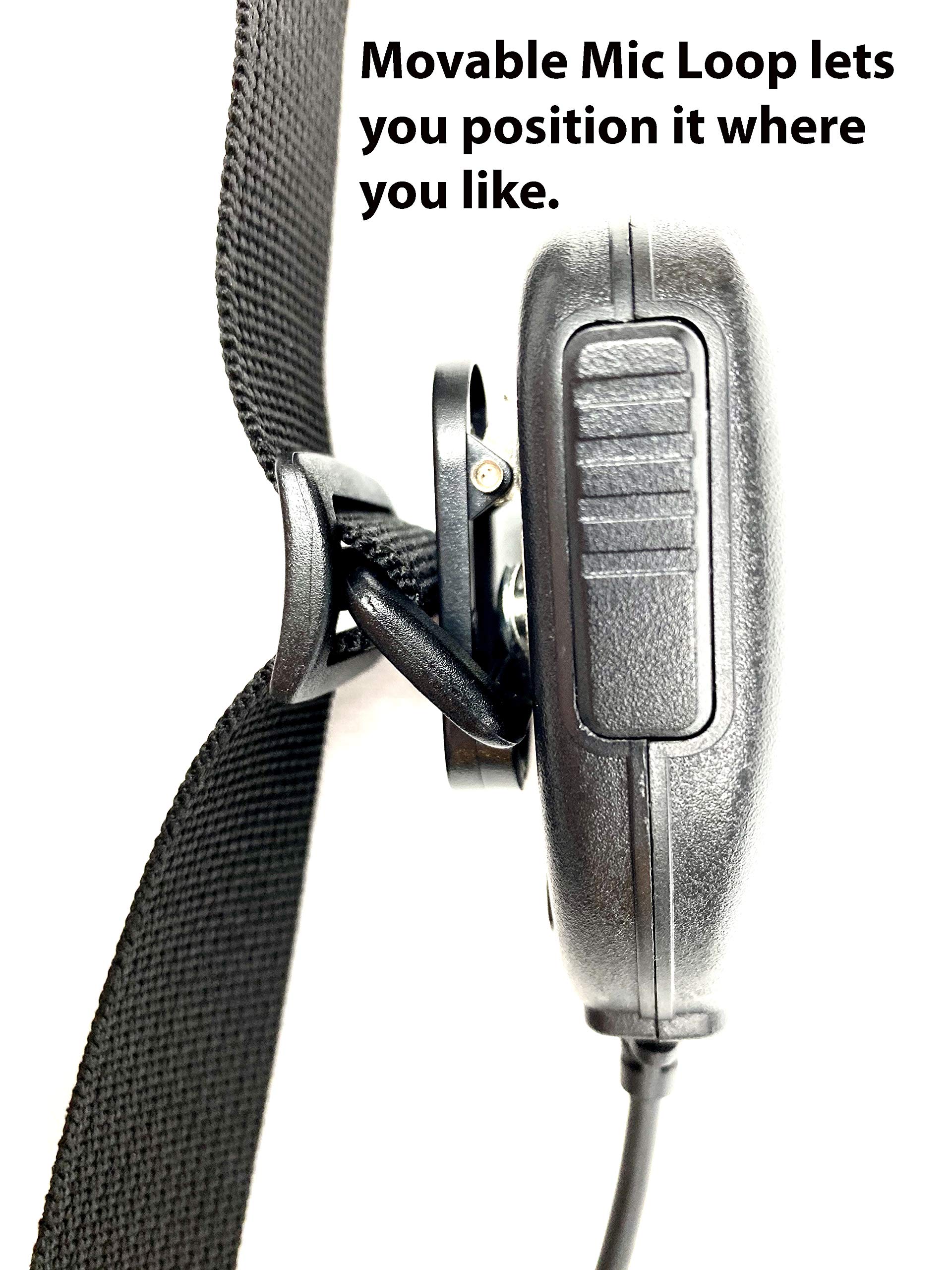 X-FIRE® Washable Firefighter EMS Radio Strap - Portable Shoulder/Duty Belt Holder with Anti-Sway Strap for First Responders & Emergency Personnel | Perfect for Firefighting, EMS, Police & Tactical Operations