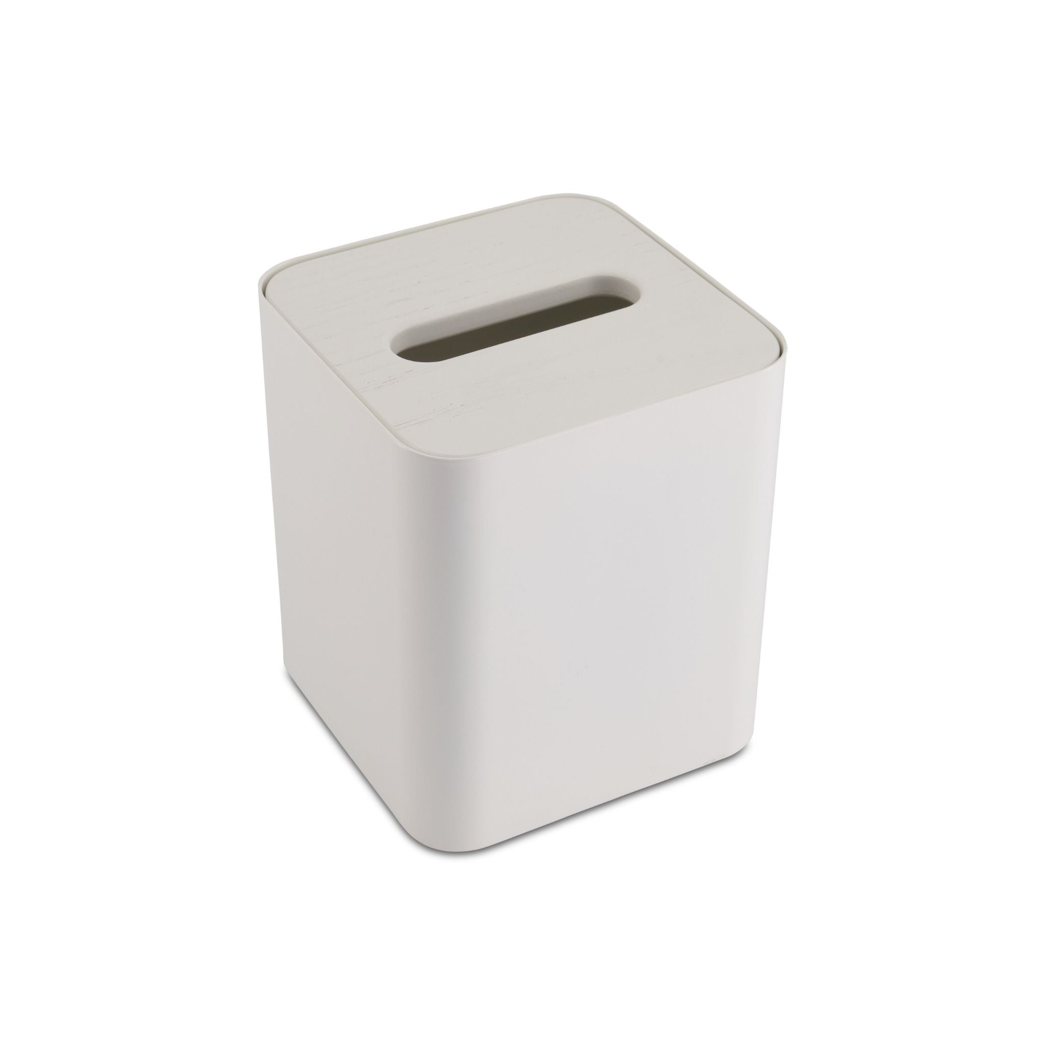 Square Tissue Box Cover - Modern White Home Decor for Living Room, Bedroom & Bathroom | Stylish & Functional Tissue Holder for Home & Office Use