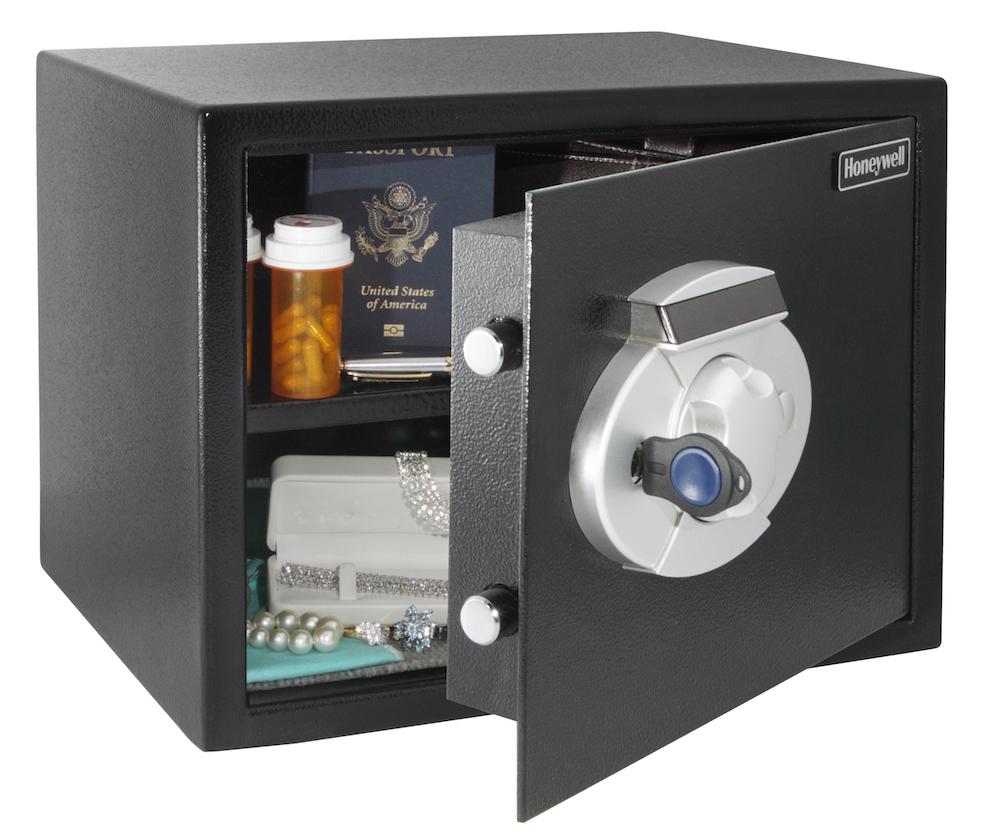 Honeywell 5203 Medium Steel Security Safe with Digital Dial Lock - Fireproof & Waterproof Home/Office Safe for Cash, Jewelry & Documents Protection