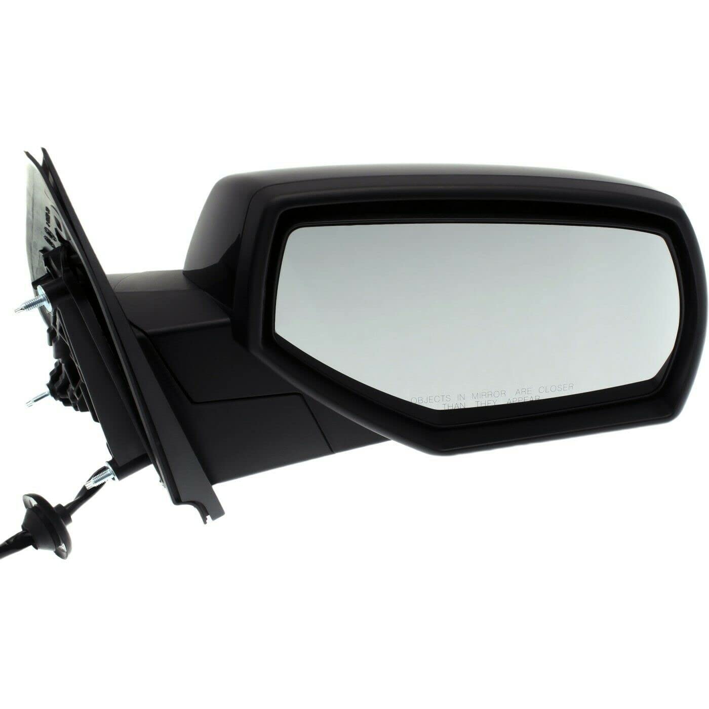 Right Side Power Heated Manual Folding Mirror Replacement for GM1321481 - Passenger Side View Mirror Assembly - Perfect for Chevy, GMC Trucks & SUVs