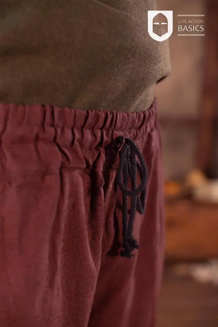 Viking Trousers for Men - Authentic Brown Norse Pants - Perfect for LARP, Cosplay & Historical Reenactment