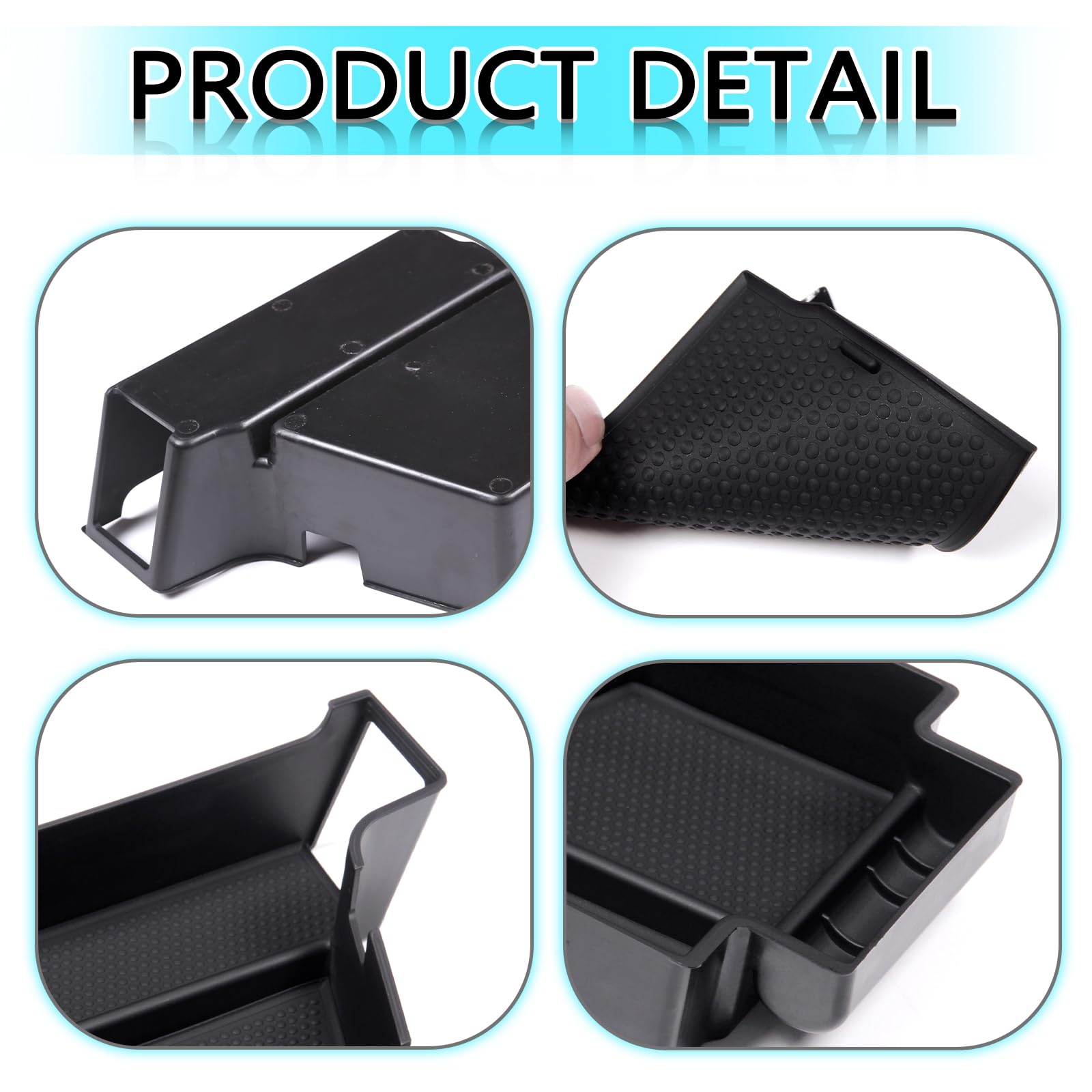 Volvo Center Console Organizer - Premium Armrest Storage Box with Phone Tray for S90 XC90 V90CC (2017-2023) & XC60 (2018-2023) - Car Accessories for Road Trips & Daily Commute