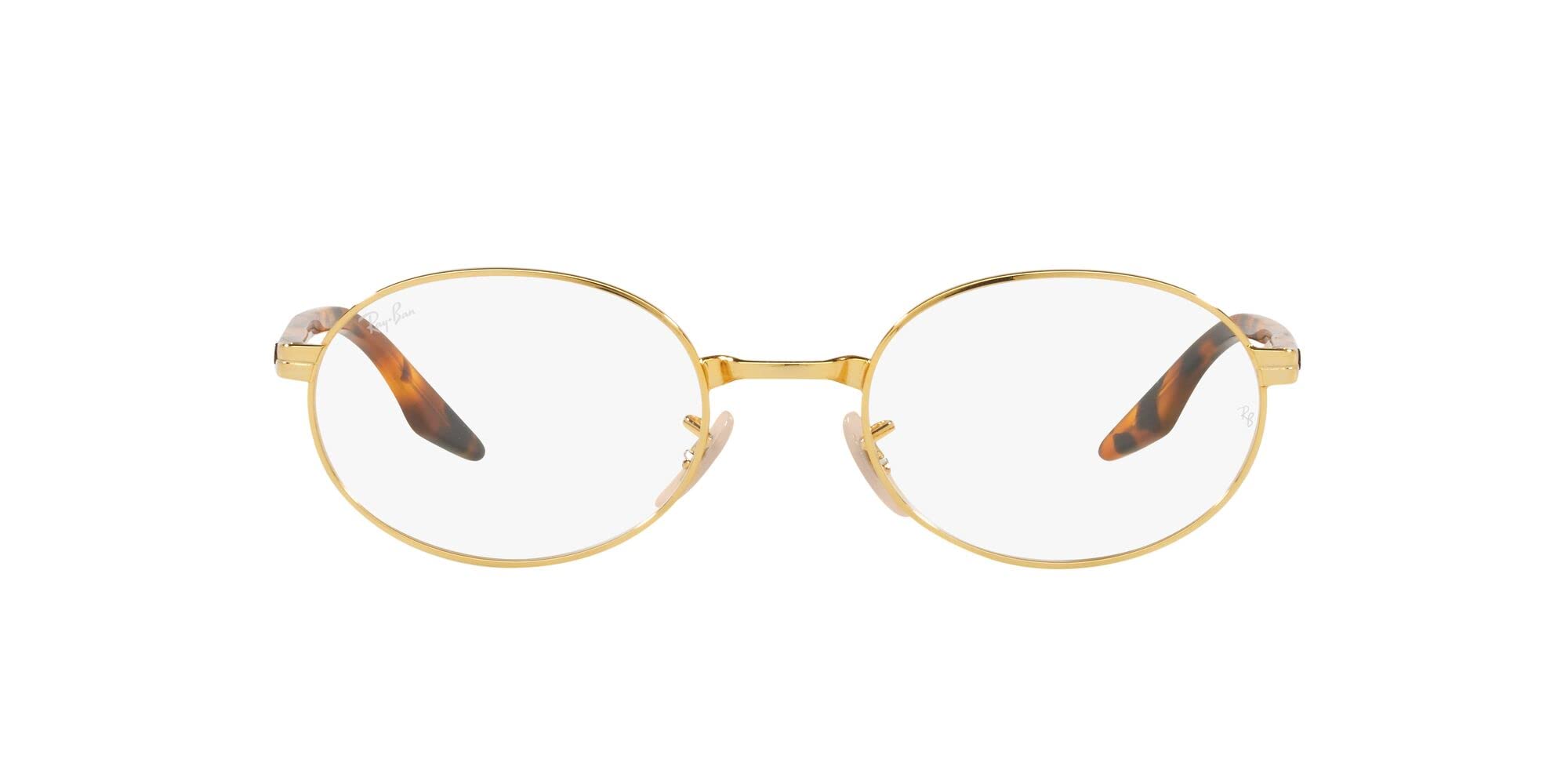 Ray-Ban Rx6481v Oval Prescription Eyeglasses Frames for Men & Women - Lightweight & Durable Eyewear for Daily Wear, Reading & Driving