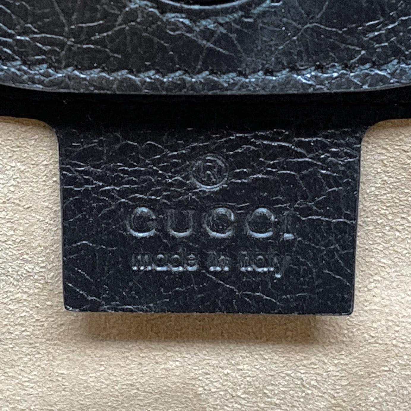 Gucci Black Calfskin Zumi Backpack for Women | Luxury Leather Backpack | Designer Handbag for Work, Travel & Everyday Use