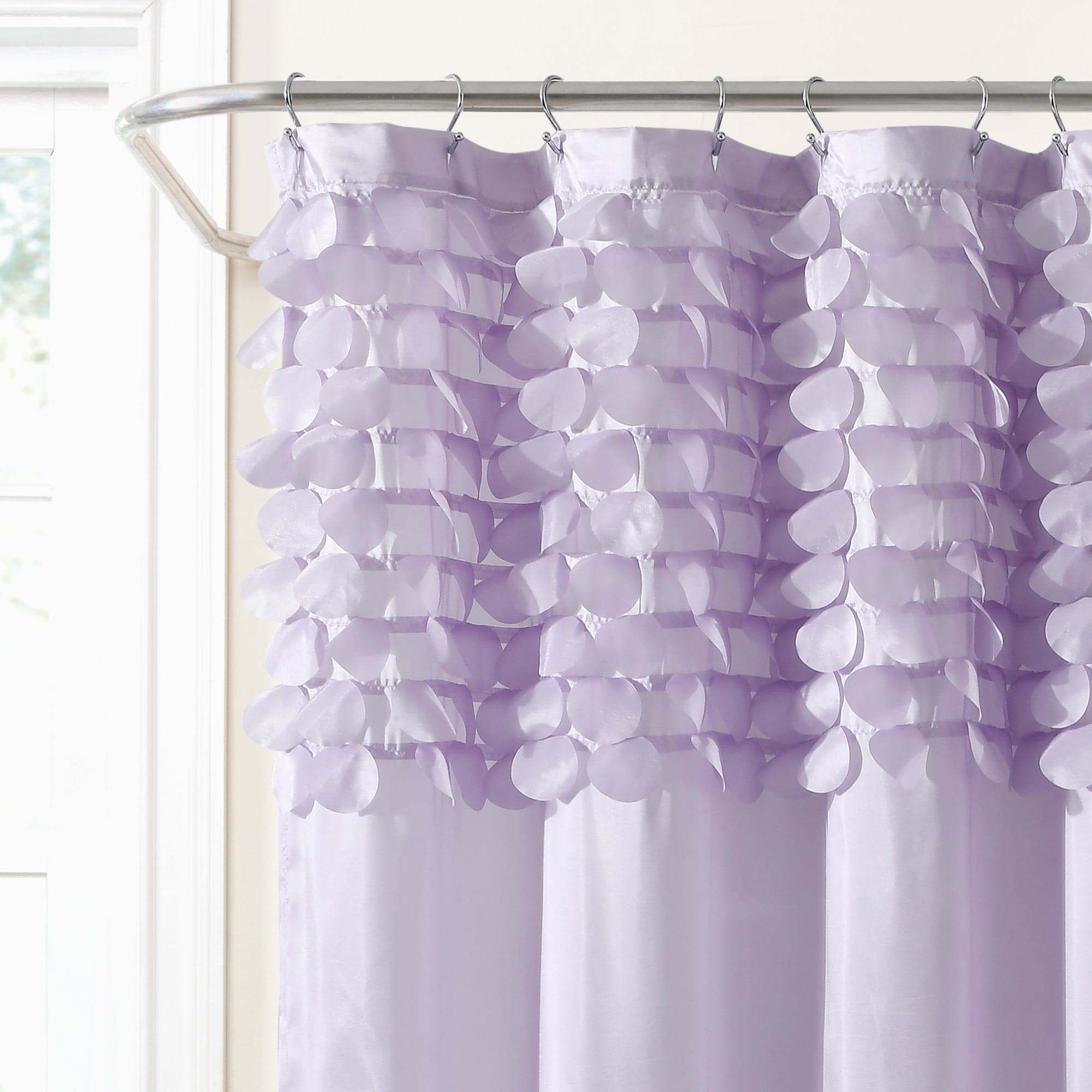 Luxury Waterproof Lillian Shower Curtain - Elegant Bathroom Decor for Modern Homes, Perfect for Bathroom, Spa, and Hotel Use