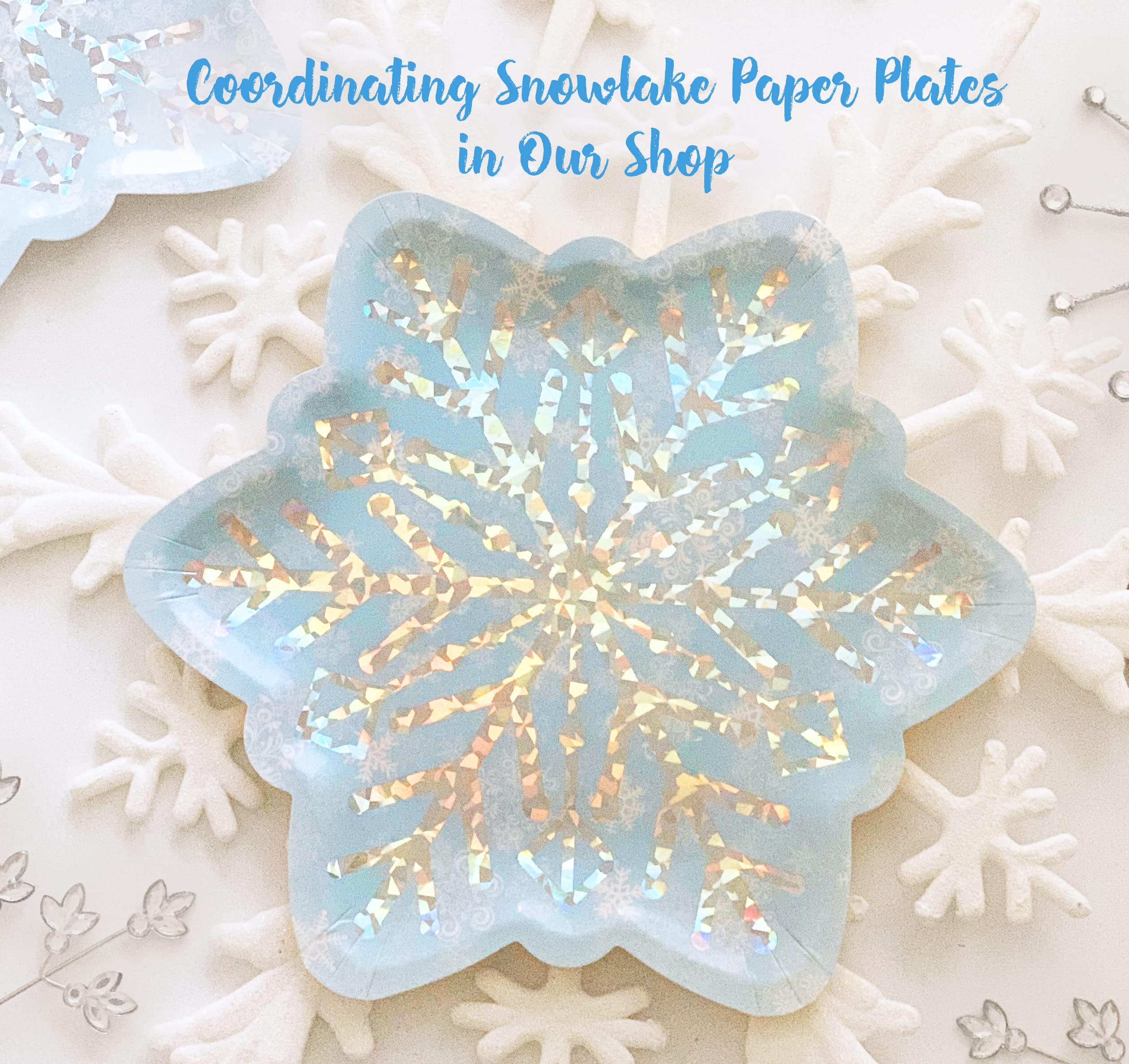 Snowy Owl Cupcake Toppers and Wrappers Set - 24pcs Winter Baby Shower Decorations - Blue Owl Theme Party Supplies for Baby Showers, Birthdays & Winter Celebrations