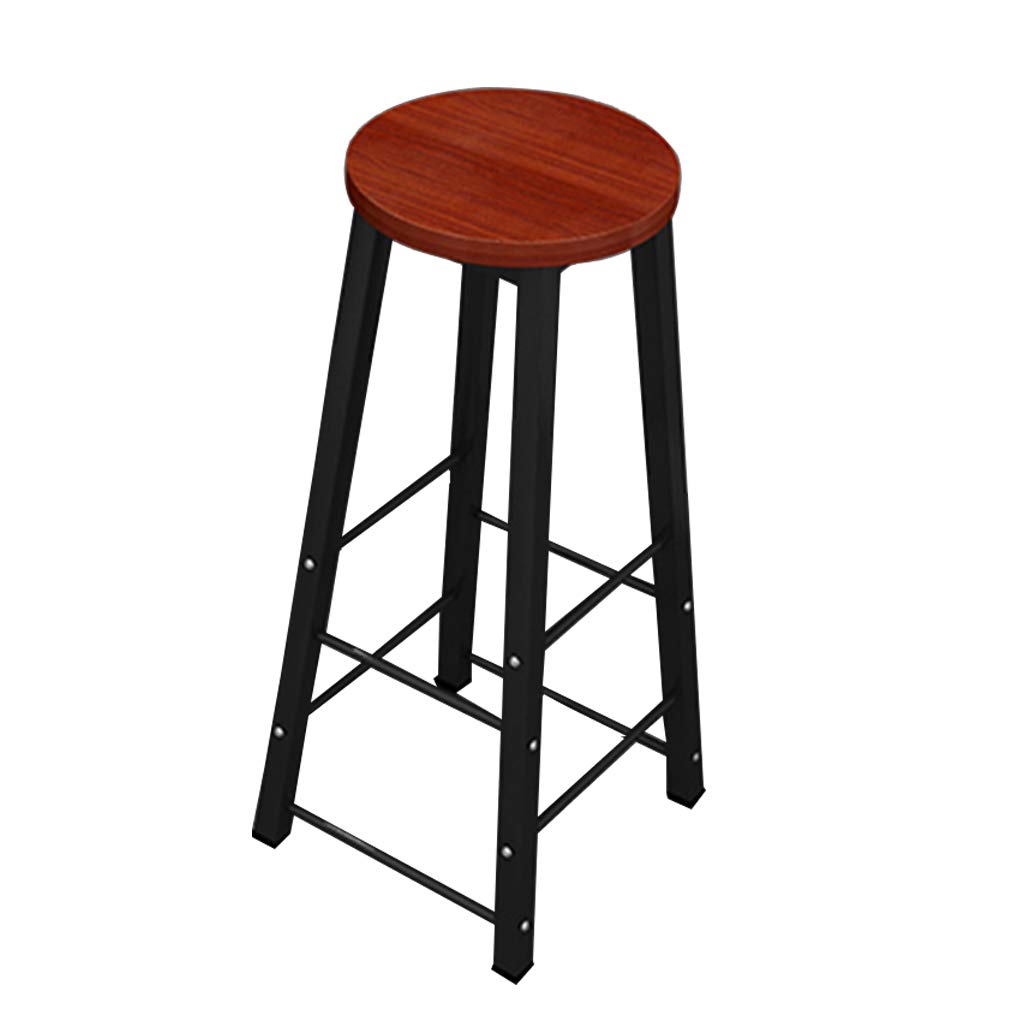 Wall-Mounted Foldable Wooden Bistro Table with Bar Stool - Space Saving Teak Dining Set for Small Spaces, Kitchen, Restaurant & Living Room - Perfect for Breakfast Nook, Coffee Corner or Compact Dining Area