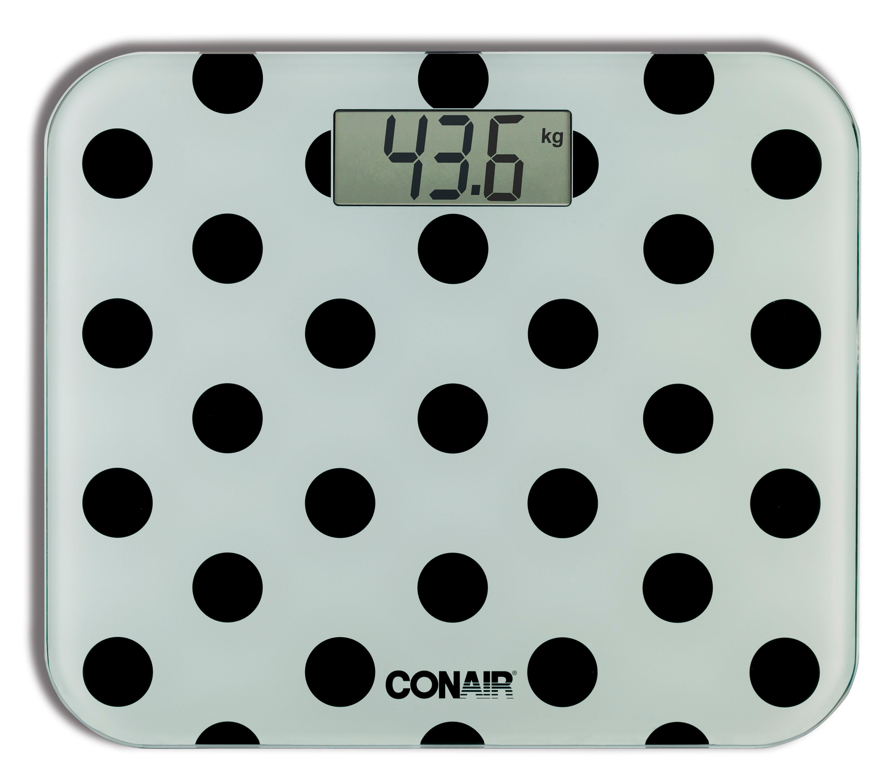 CONAIR C2999H Digital Bathroom Scale - Accurate Weight Measurement for Home, Gym & Health Tracking - Sleek Design with Large LCD Display
