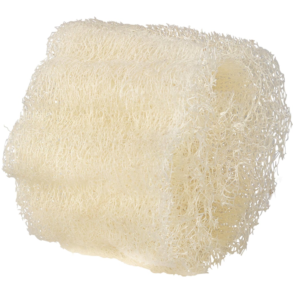 Natural Loofah Sponge for Exfoliating & Cleansing - 3 Pack Organic Bath & Body Scrubber - Perfect for Shower, Spa, and Skin Care Routine
