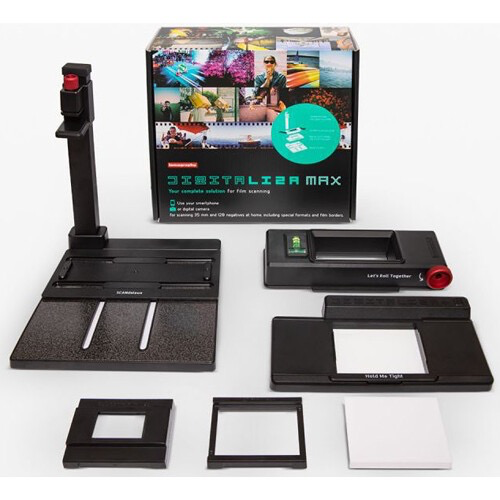 Lomography DigitaLIZA Max Film Scanning Kit for 35mm & 120 Film Negatives – High-Quality Digital Archiving Solution for Photographers & Film Enthusiasts – Perfect for Home Scanning, Photo Restoration, and Digital Preservation Projects
