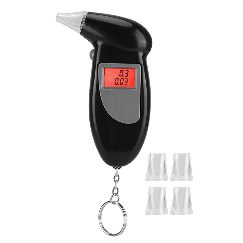 Portable Alcohol Breathalyzer with Backlight & LCD Digital Display - Accurate BAC Tester for Personal & Professional Use - Perfect for Drivers, Workplace Safety, and Home Monitoring