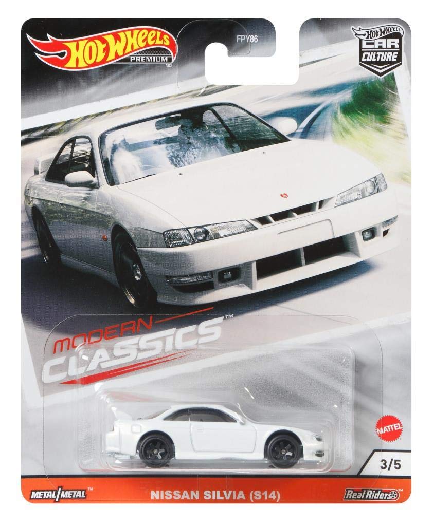 Hot Wheels Nissan Silvia S14 Die-Cast Car - 1:64 Scale Model Toy for Kids & Collectors - Perfect for Racing, Display & Gifts