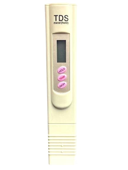 MR. PURE Digital TDS Meter - Accurate Water Quality Tester for Drinking Water, Aquariums, Hydroponics & Pools | Measures Total Dissolved Solids (TDS) in PPM | Includes White Replacement Filter Cartridge | Perfect for Home, Lab & Outdoor Water Testing