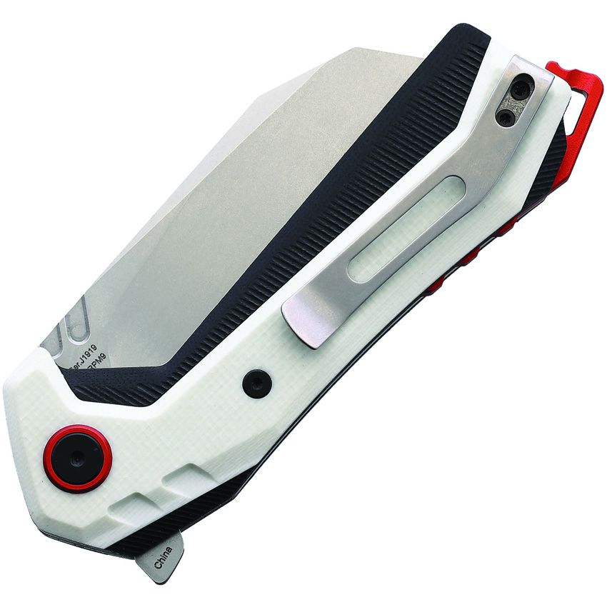 CJRB Tigris J1919 Folding Knife - AR RPM9 Powder Steel Blade for Outdoor, Camping, and Everyday Carry (EDC)