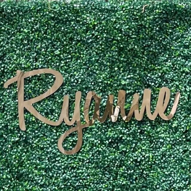 Custom Acrylic Name Sign - Laser Cut Personalized Wall Decor for Living Room, Nursery, Baby Shower & Party - 60