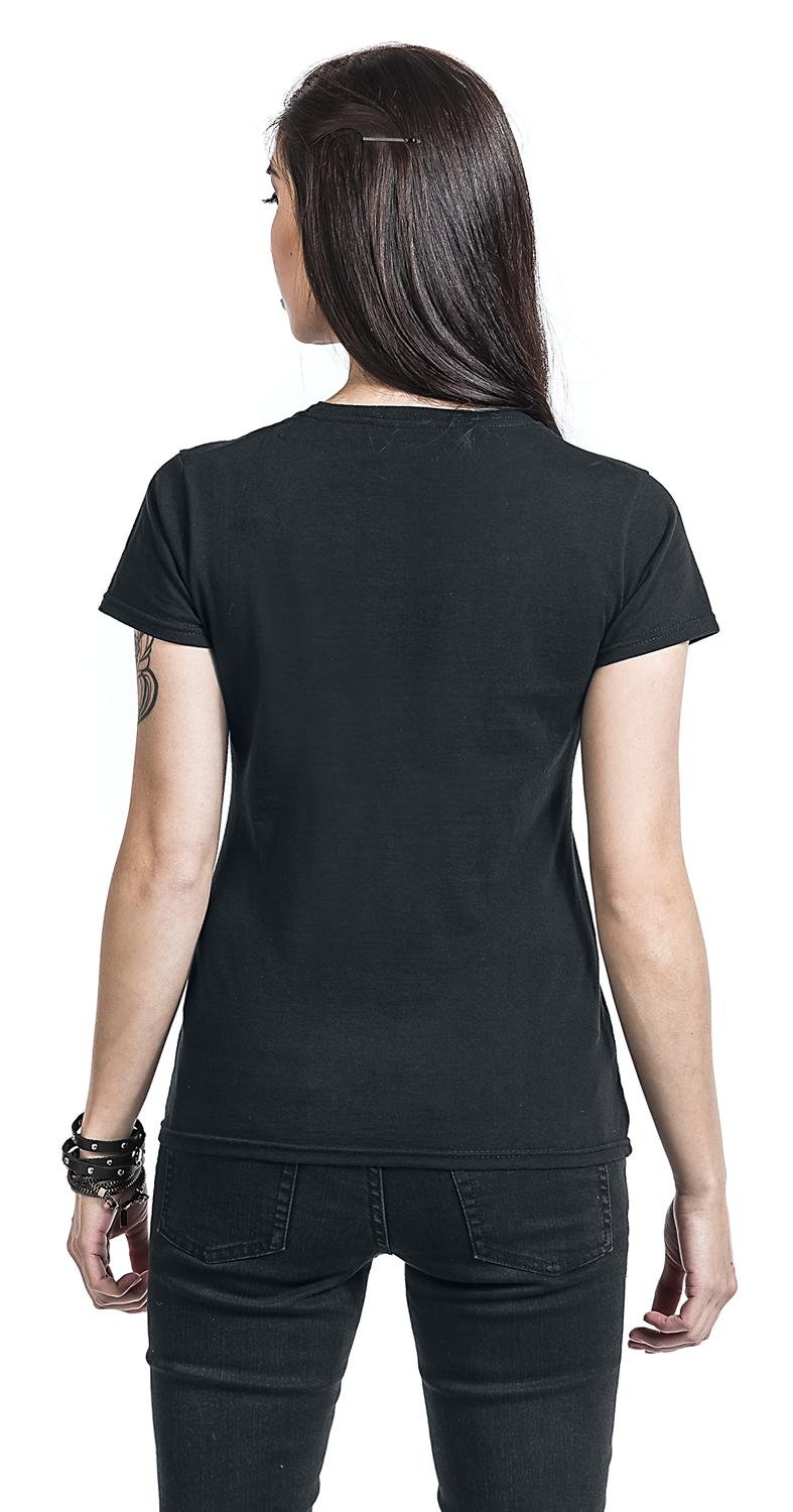 Official Metallica Damage Inc Tour Black T-Shirt for Women - Junior Fit Vintage Band Tee | Concert Merch, Rock Music Fan Gift, Casual Wear