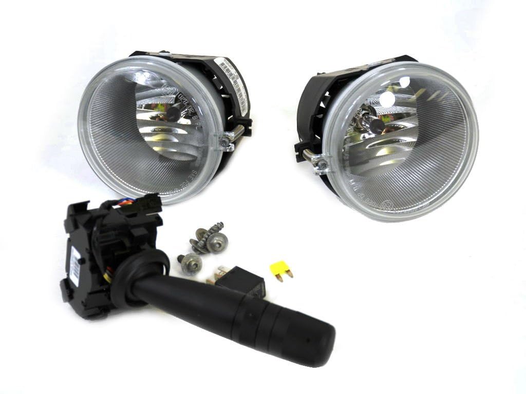 2006-2007 Jeep Commander OEM Fog & Driving Lights Kit - Brand New Replacement with Durable Housing & Clear Lens - Perfect for Off-Roading, Night Driving & Enhanced Visibility