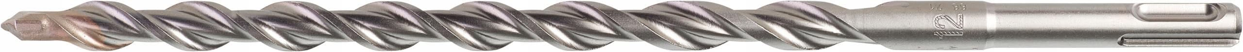 Milwaukee SDS-Plus Drill Bit 2 Flutes 12 x 260mm - Perfect for Masonry, Concrete & Stone Drilling in Construction & DIY Projects