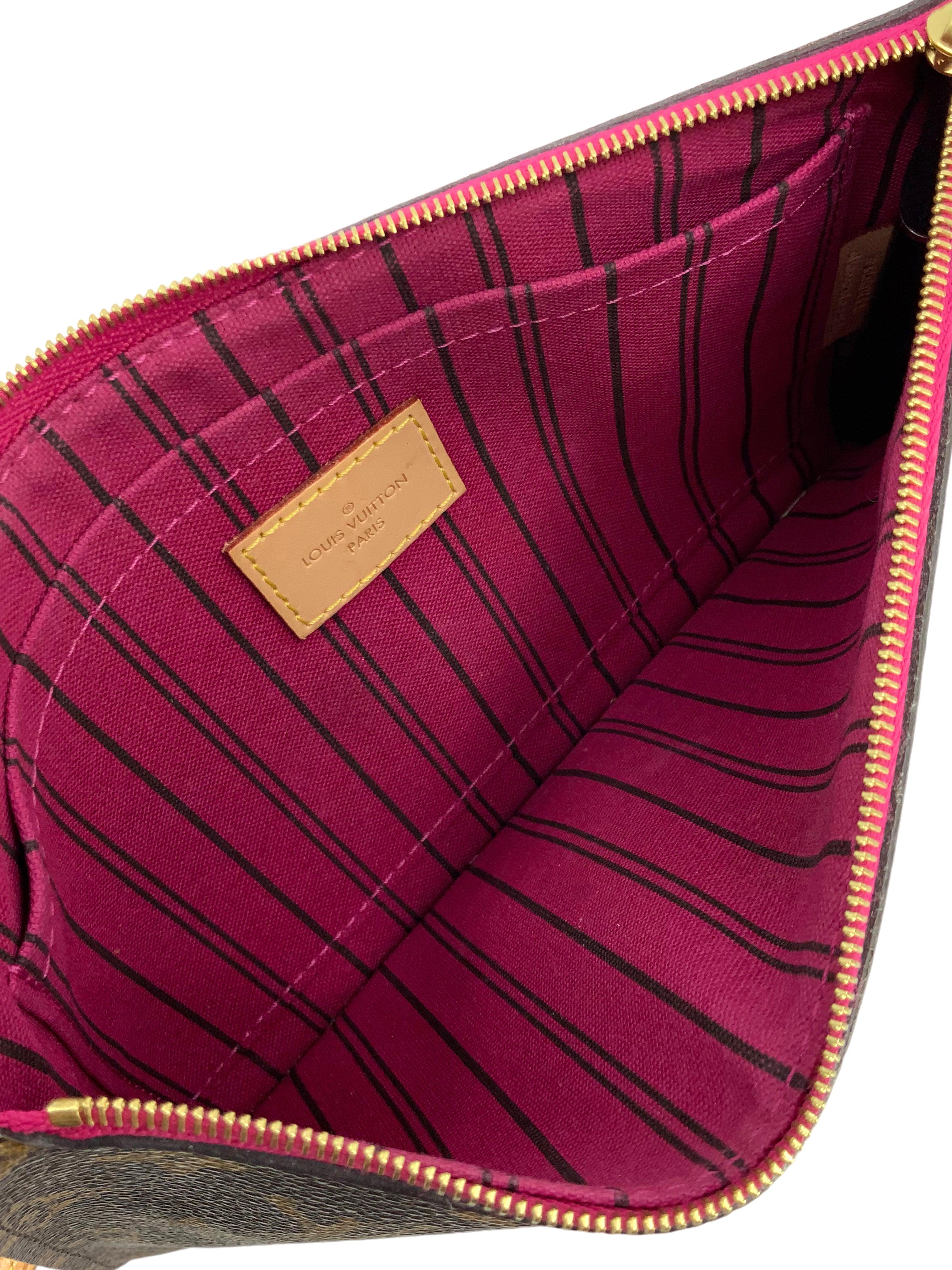 Authentic LOUIS VUITTON Monogram Neverfull GM Tote Bag with Pochette - Luxury Designer Handbag for Women, Perfect for Work, Travel & Everyday Use