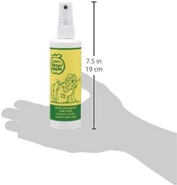 Bitter Apple Spray for Dogs & Cats - No Chew Deterrent Spray - Safe & Effective Training Aid for Pets - Stop Chewing Furniture, Shoes & Cables