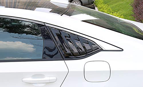 Honda Accord 2018-2022 Side Window Louvers Vent Cover Trim - Glossy Black Car Accessories (2PCS) | Enhance Style & Protection for Your Sedan