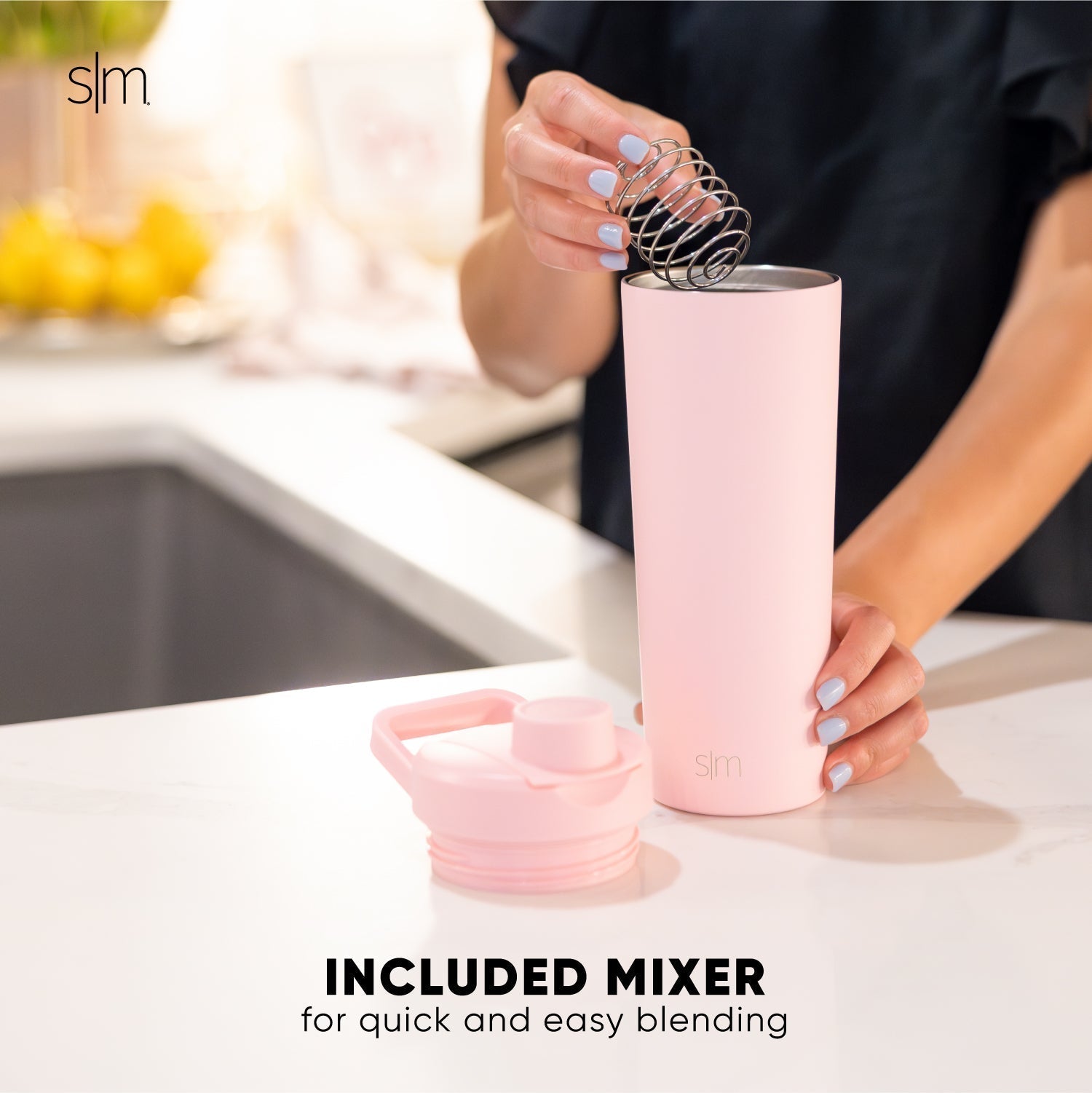 Premium Protein Shaker Bottle for Gym & Workouts - Leak-Proof, BPA-Free, 20oz Mixing Cup for Protein Powder & Smoothies - Perfect for Bodybuilding, Fitness & Post-Workout Recovery