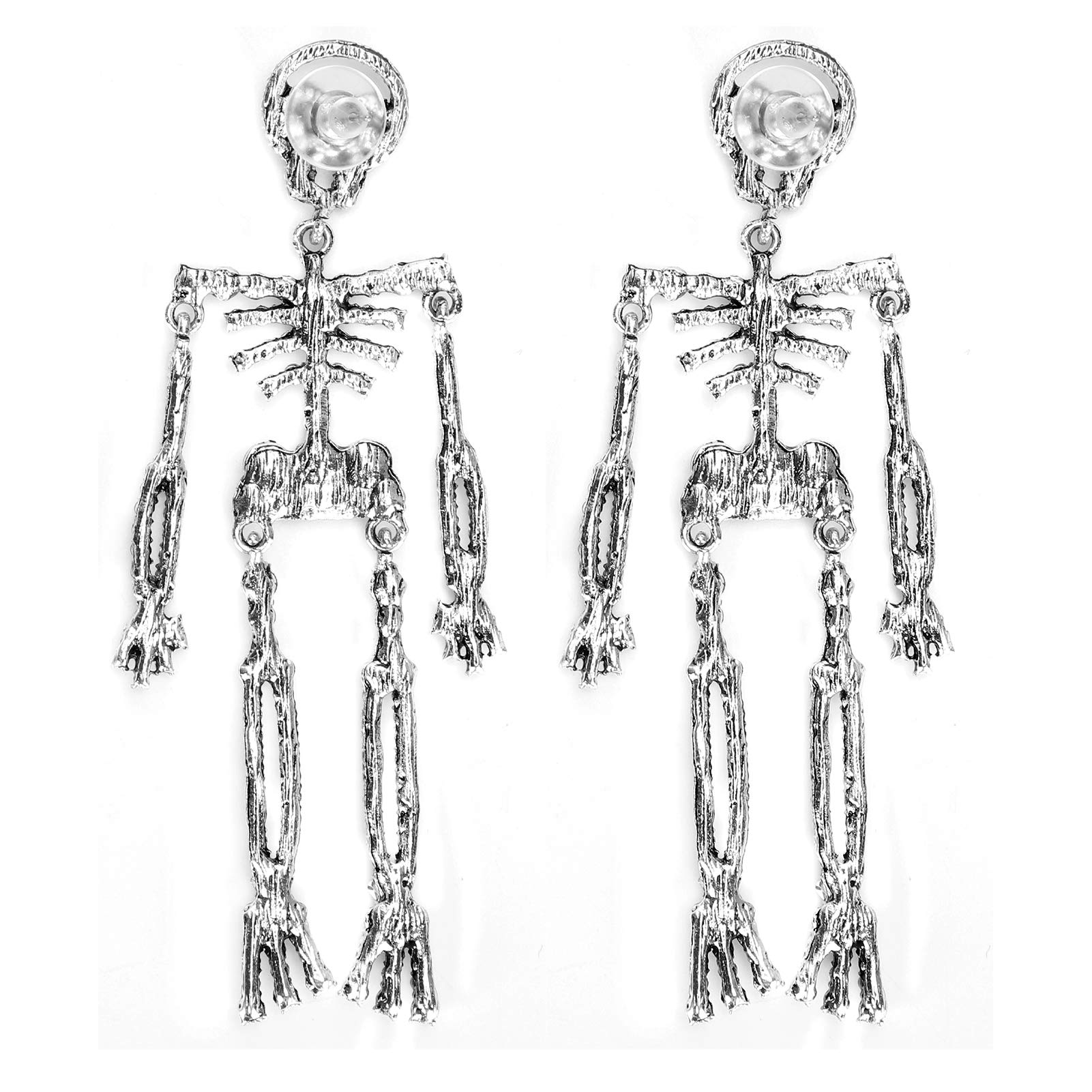 Nickel-Free Long Pendant Earrings for Women - 1 Pair Elegant Jewelry for Halloween Party, Cosplay & Evening Events