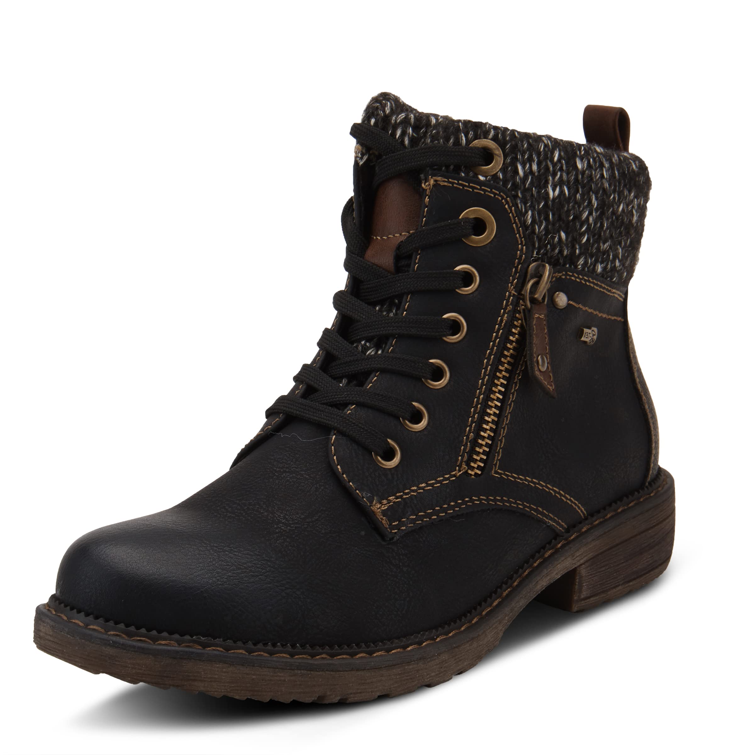 Spring Step Women's Khazera Combat Boots - Stylish Ankle Booties for Women | Waterproof & Comfortable | Perfect for Outdoor, Hiking & Casual Wear