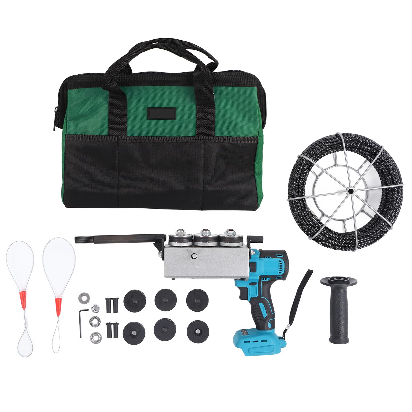 Automatic Wire Stringing Machine - Variable Speed Control, Compact & Fully Automatic Threading for Bridge Machines | Perfect for Construction, DIY Projects & Industrial Use