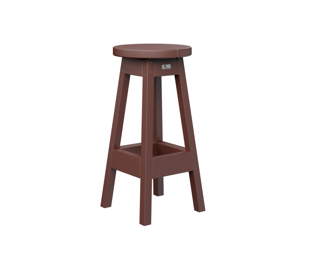 Berlin Gardens Outdoor Bar Stool - Weather-Resistant Patio Bar Height Stool for Backyard, Deck & Poolside - Perfect for Outdoor Dining, Entertaining & Relaxation
