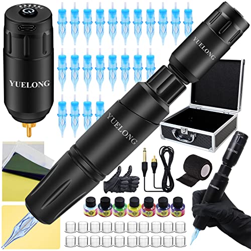 Yuelong Complete Machine Pen Kit with Wireless Power Supply Cartridges & Case - Premium Vape Pen for Smooth & Convenient Vaping (Perfect for Travel, Home Use & On-the-Go)