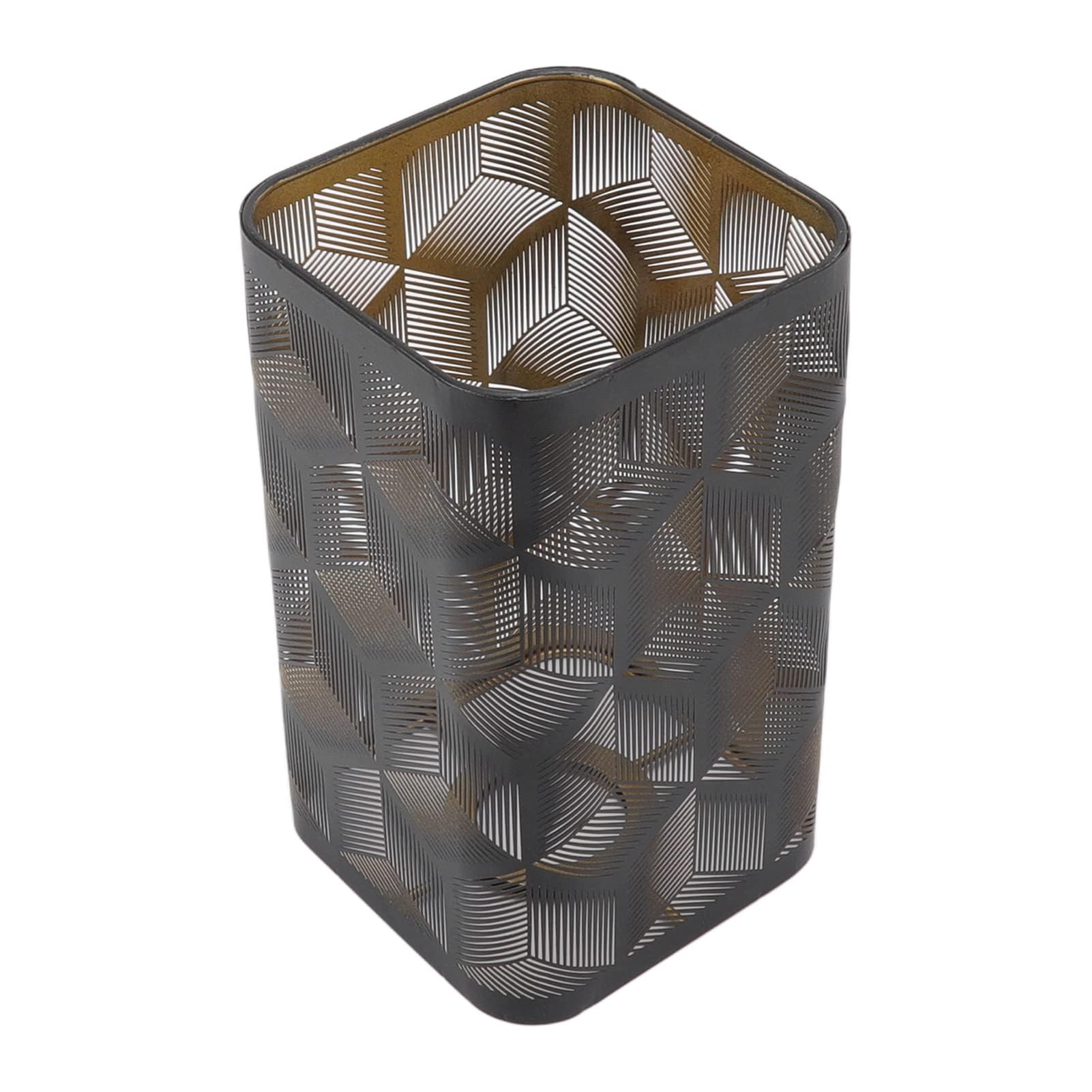 Modern Square Lamp Shade Replacement for Table Lamps - E26 E27 Detachable Metal Light Shade - Decorative Bedroom Lighting Accessory for Home Decor & Living Room Ambiance