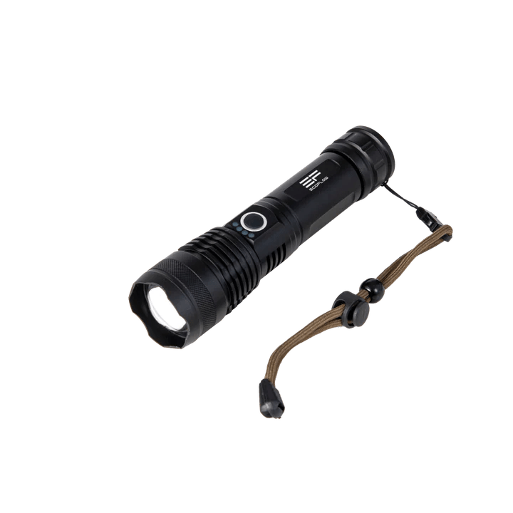 EcoFlow Portable Solar Flashlight - Rechargeable, Waterproof, and Durable for Camping, Hiking & Emergency Preparedness