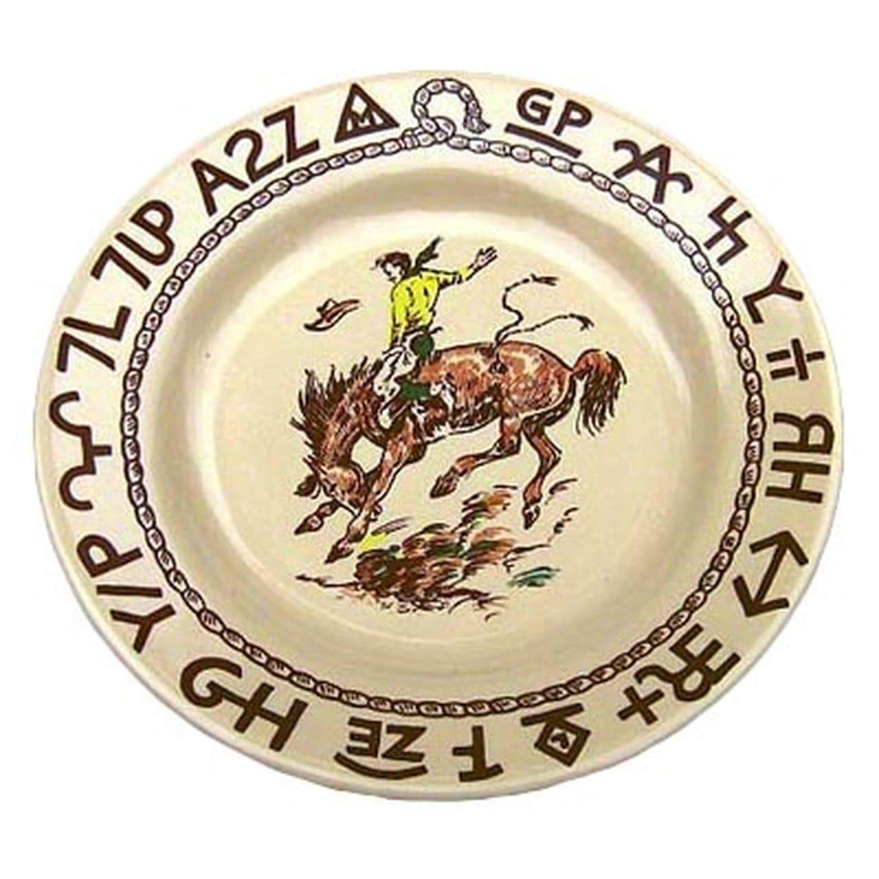 At The Ranch Cowboys & Brands Western-Themed Dessert Plates - Perfect for Cowboy Parties, BBQ Gatherings & Rustic Dining Decor