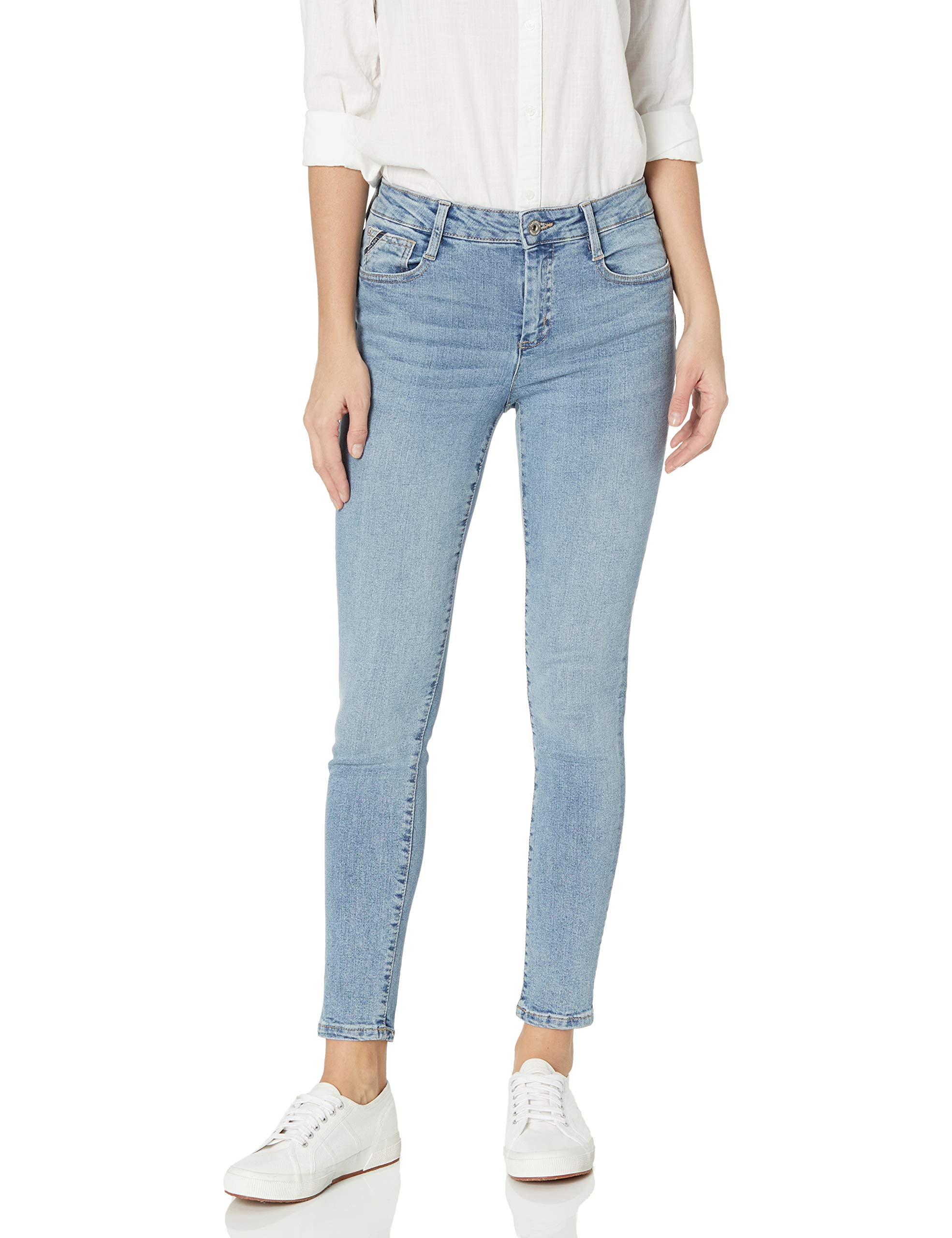 Nautica Women's Mid-Rise Skinny Jeans - Stretch Denim Pants for Casual Wear & Everyday Comfort | Perfect for Work, Outings & Weekend Style