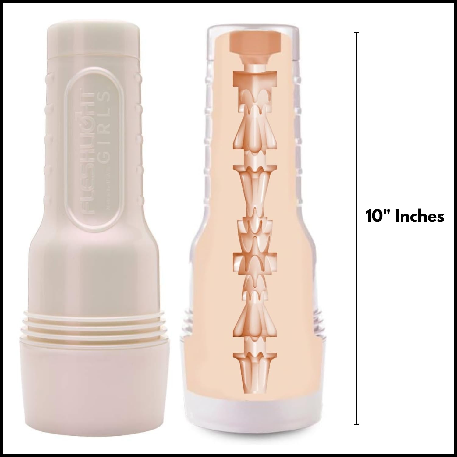 Fleshlight Girls Kenzie Reeves Cream Puff - Hyper Realistic Male Masturbation Toy for Ultimate Pleasure | Discreet & Rechargeable | Perfect for Solo Play, Couples & Travel