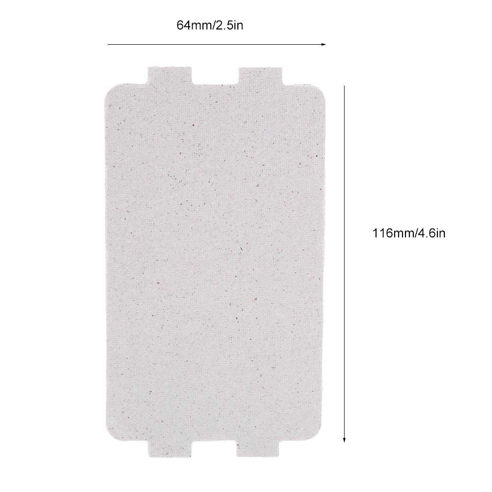 5PCS Microwave Oven Mica Plate Sheet Replacement (4.6 x 2.5 Inch) - Repair Kit for Microwave Oven, Durable Heat-Resistant Accessory - Perfect for DIY Repair & Maintenance at Home