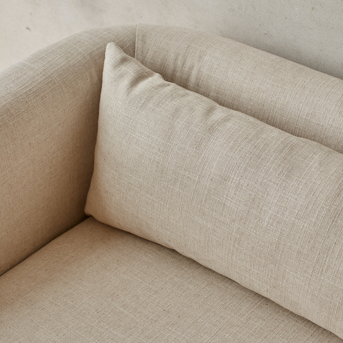 Mcmullin Etta Sofa - Modern Mid-Century Fabric Sofa with Tufted Back & Wooden Legs for Living Room, Lounge & Office