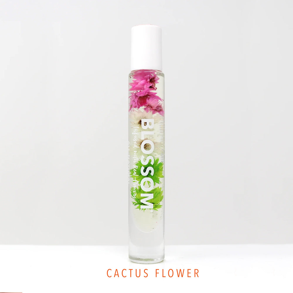 Blossom Roll On Perfume Oil - All Natural Vegan Fragrance, Paraben Free, Cruelty Free (1 Piece) - Perfect for Daily Wear, Travel & Gift Giving