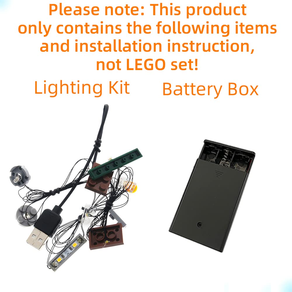 GEAMENT Friends Central Perk TV Series LED Light Kit - Compatible with Lego Ideas 21319 Building Set (Bricks Not Included) - Perfect for Lego Display & Nighttime Room Decor