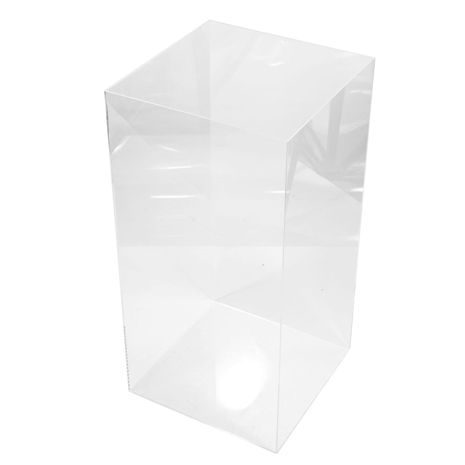 Premium Clear Acrylic Display Case for Dolls & Collectibles - 30x30x60cm (11.81x11.81x23.62in) Dustproof Protective Box - Perfect for Plush Toys, Action Figures & Valuable Collections - Ideal for Home Decor, Gift Packaging, Store Displays & Museum Showcases