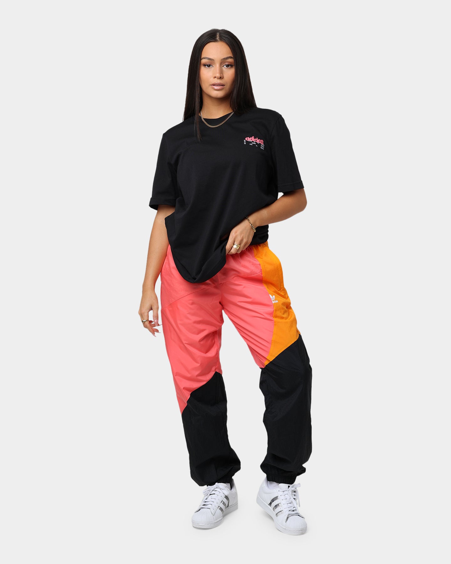 Adidas Originals Behind T-Shirt for Men - Black/Turbo Color - Casual Streetwear & Athletic Style - Perfect for Gym, Workout, and Everyday Wear