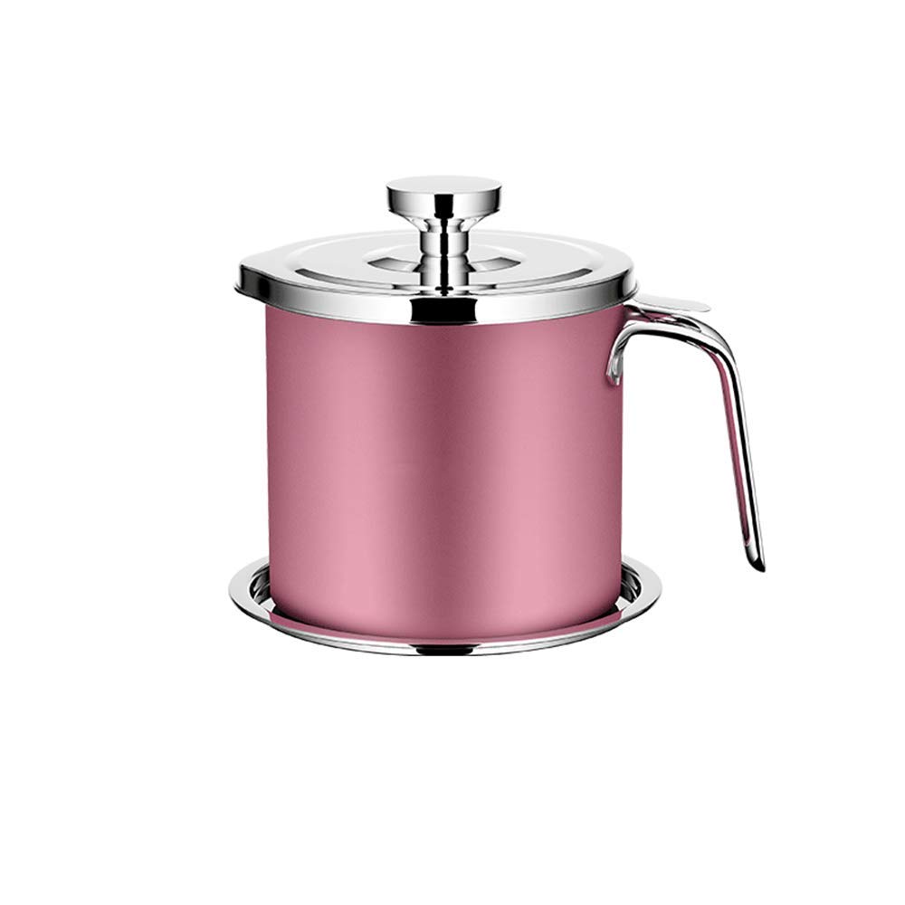 Premium 304 Stainless Steel Oil Dispenser with Lid & Built-in Filter - Durable Kitchen Oil Storage Container for Cooking, Frying & Baking | Perfect for Home, Restaurant & Commercial Use