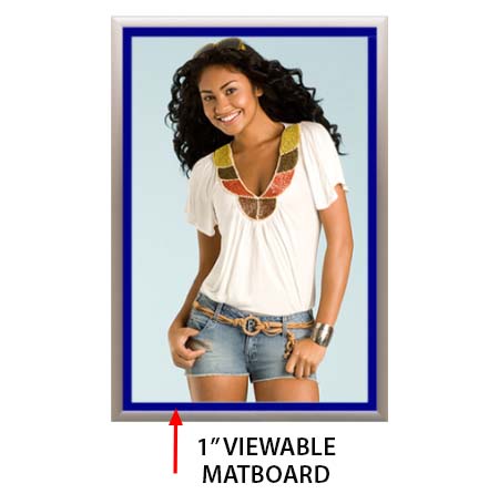 30x36 Designer Snap Frames for Posters with 1 Wide Matboard - Perfect for Home Decor, Office Displays & Art Exhibitions