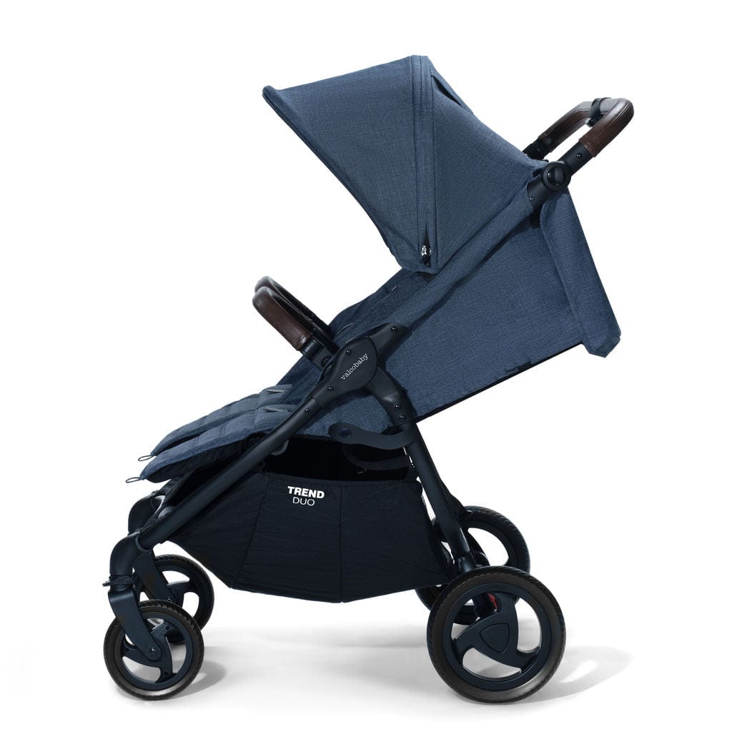 Valco Baby Duo Trend Double Stroller - Lightweight Compact Side by Side Stroller for Twins & Toddlers | Perfect for Shopping, Travel & Outdoor Adventures