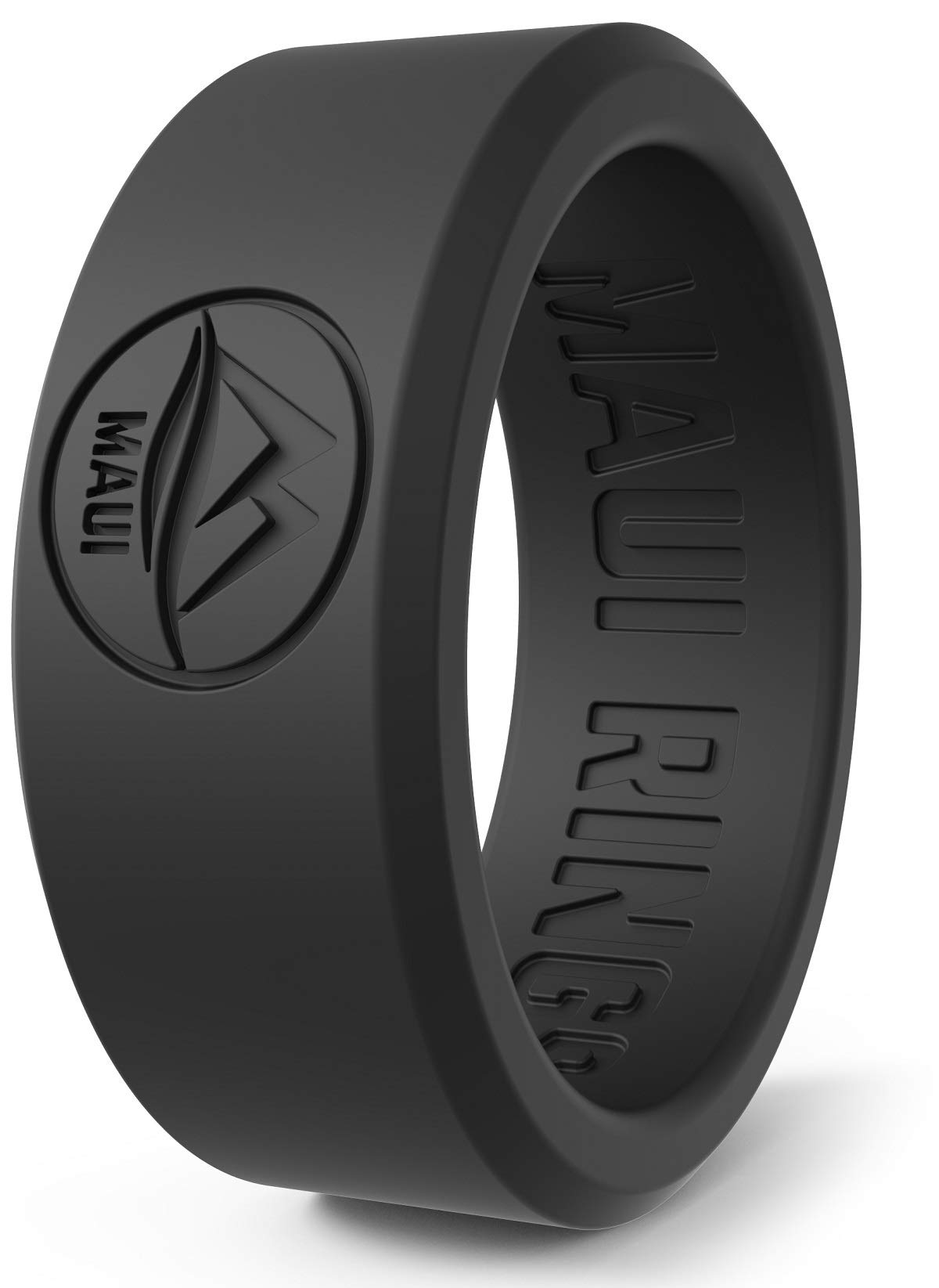 **M MAUI RINGS - Durable Silicone Wedding Band for Men, Comfortable & Safe Engagement Ring, Non-Slip Gym & Sports Ring for Active Lifestyles - Perfect for Workouts, Swimming & Outdoor Activities**