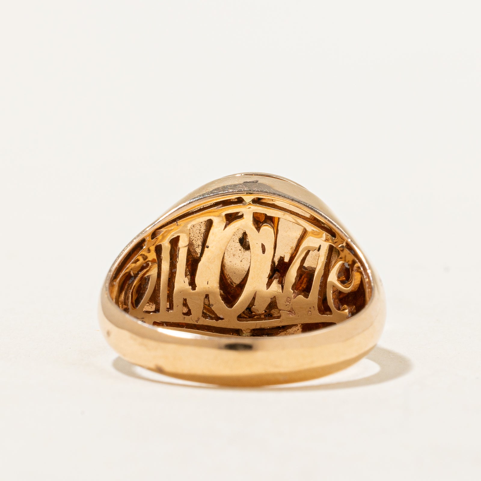 Diamond A Initial Signet Ring - 0.02ctw Genuine Diamond, Size 6.25, Sterling Silver, Personalized Monogram Jewelry for Women - Perfect for Gifts, Engagements & Everyday Elegance