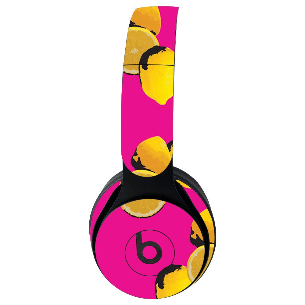 MightySkins Vinyl Decal Wrap Cover for Beats Solo Pro Wireless Headphones - Make Lemonade Design | Protective, Durable & Customizable Skin | Easy to Apply & Remove | Made in USA | Perfect for Travel, Gym & Daily Use
